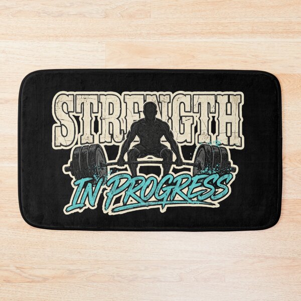 Item preview, Strength in Progress – Bodybuilding Gym Workout Design, Strength Training & Weightlifting, Muscle Building, Fitness Motivation, Heavy Lifting, Progressive Overload, Powerlifting, Gym Gift designed and sold by Typologystudios.
