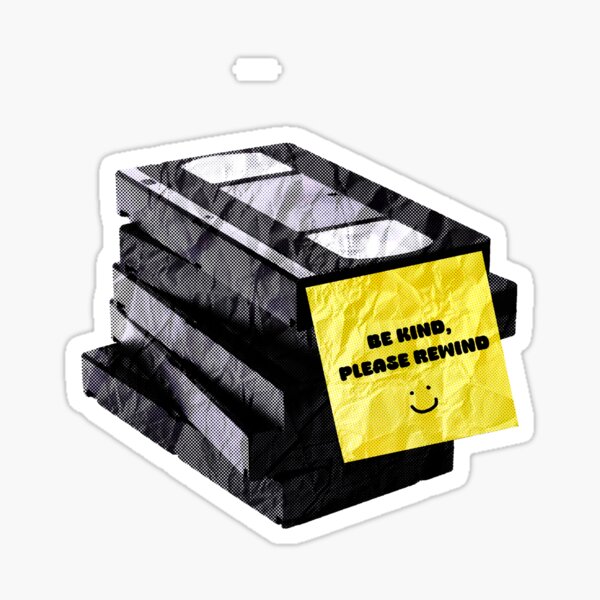 Item preview, VHS Tape "Be Kind, Rewind" Retro designed and sold by ShopCNTS.