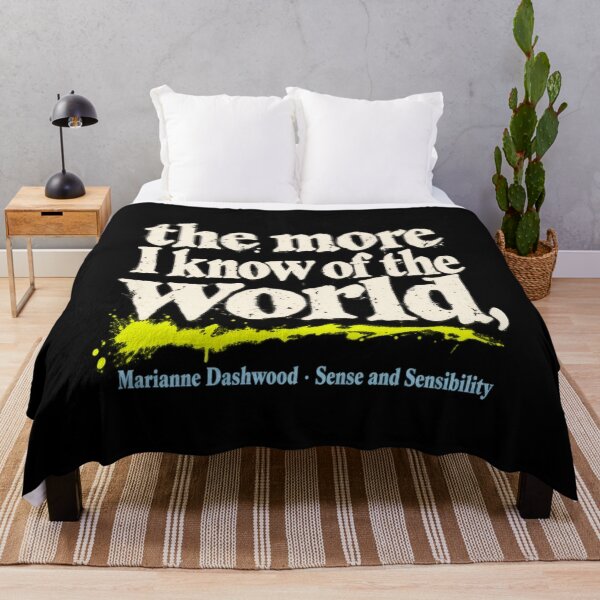 Item preview, Sense and Sensibility: The More I Know of the World designed and sold by Fenay Designs.