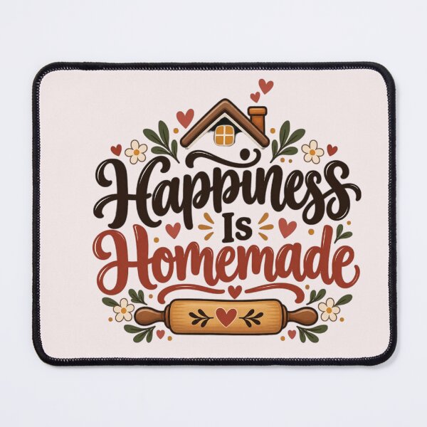 Item preview, Happiness Is Homemade – Cottagecore Home Baking Design designed and sold by Sanika arts .