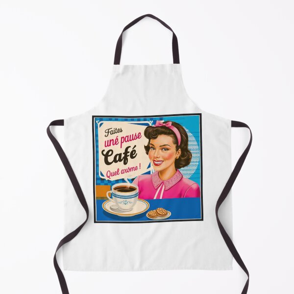 Item preview, Vintage French Café Pause — Retro Coffee Poster Art designed and sold by Angry Swan Designs.