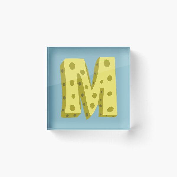 Item preview, Letra M Alfabeto Divertido Amarillo Dibujo Animado – Letras M para niños designed and sold by charlypicazo.