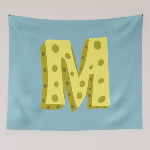 Item preview, Letter M, Fun Yellow Cartoon Alphabet – Letter M for Kids designed and sold by charlypicazo.