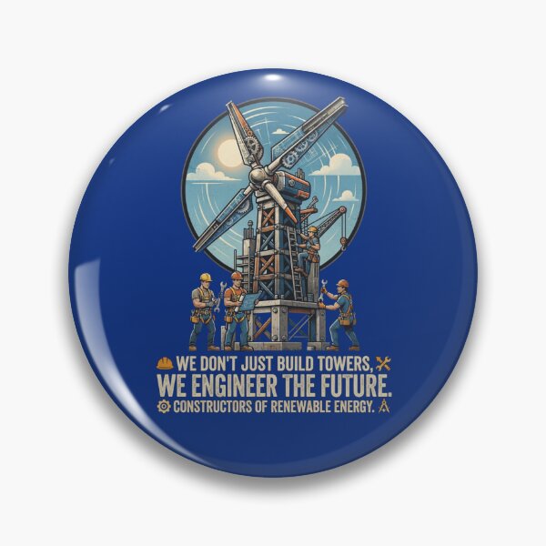Item preview, Renewable Energy Wind Turbine Engineers – We Engineer The Future Art   designed and sold by Evelashop.