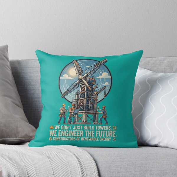Item preview, Renewable Energy Wind Turbine Engineers – We Engineer The Future Art   designed and sold by Evelashop.