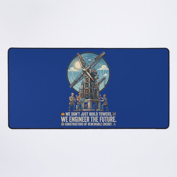 Item preview, Renewable Energy Wind Turbine Engineers – We Engineer The Future Art designed and sold by Evelashop.