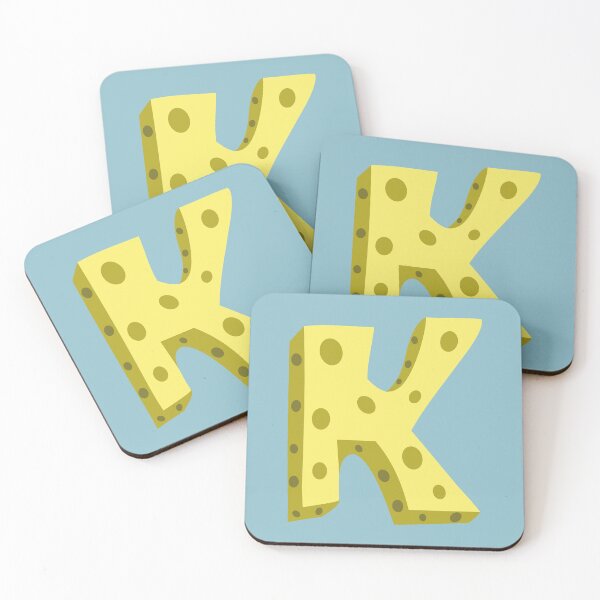 Item preview, Letter K Alphabet Fun Yellow Cartoon – Letter K for Kids designed and sold by charlypicazo.