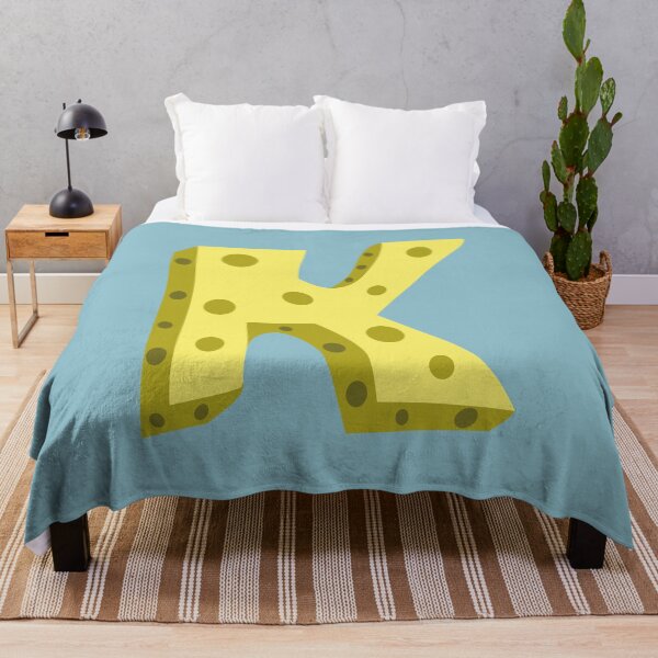 Item preview, Letter K Alphabet Fun Yellow Cartoon – Letter K for Kids designed and sold by charlypicazo.