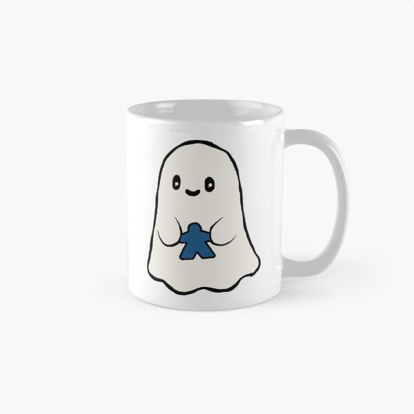 Item preview, Cute Ghost Holding a Blue Meeple designed and sold by TackyTime.