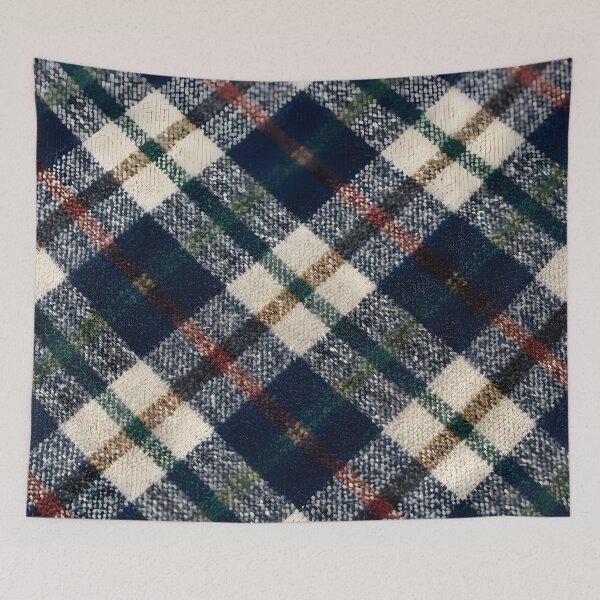 Item preview, Clásico estampado de cuadros escoceses Argyll de rombos en azul designed and sold by Sybille-Yates.