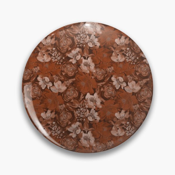Item preview, Floral Chaos Vintage Dark Autumn Pattern designed and sold by Anis Illustration.