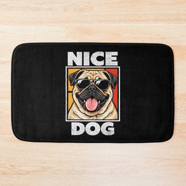 Item preview, NICE DOG - PUG | Pets and Dogs lovers for Men and Women t-shirt designed and sold by panchiTWO.