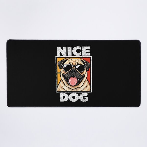 Item preview, NICE DOG - PUG | Pets and Dogs lovers for Men and Women t-shirt designed and sold by panchiTWO.