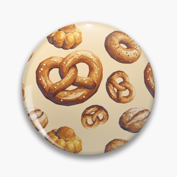 Item preview, Warm Artisan Bakery Pretzel Seamless Pattern designed and sold by xMErCUrY03x.