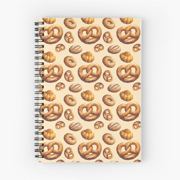 Item preview, Warm Artisan Bakery Pretzel Seamless Pattern designed and sold by xMErCUrY03x.