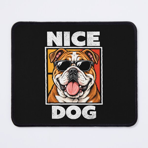 Item preview, NICE DOG - BULLDOG | Pets and Dogs lovers for Men and Women t-shirt designed and sold by panchiTWO.