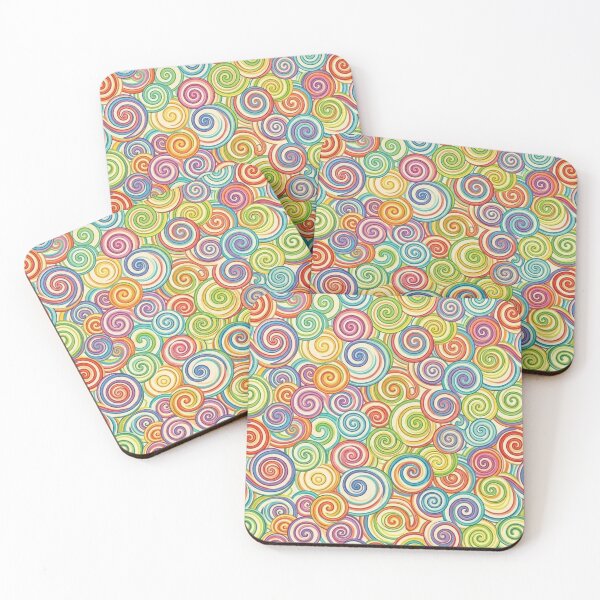 Item preview, Retro Groovy Psychedelic Swirl Pattern designed and sold by lungpleecha.