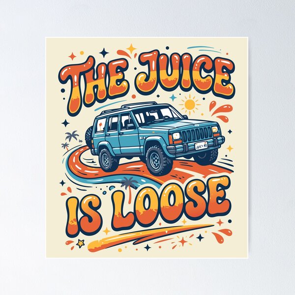 Item preview, OJ Simpson's Car Chase - Juice is Loose Retro  designed and sold by Colorfulman.