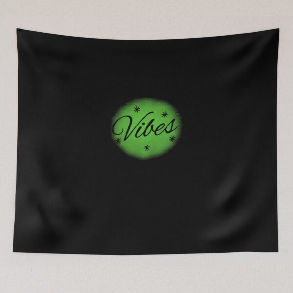 Item preview, Positive Vibes Green Watercolor Cursive Text designed and sold by RebeccaLes1.