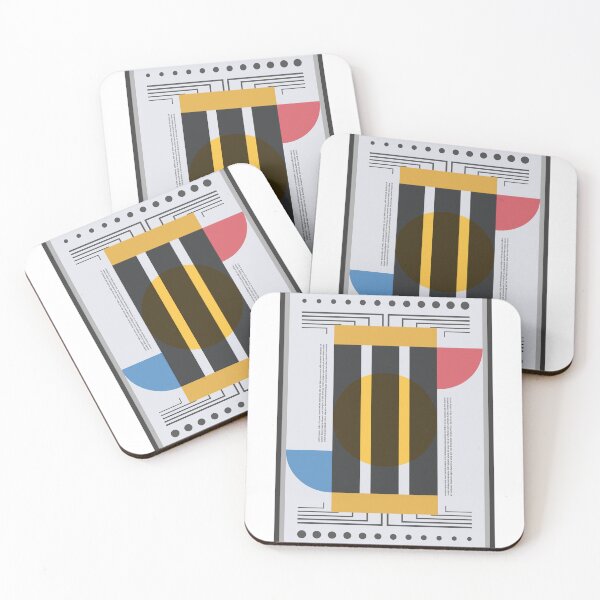 Item preview,  geometric bauhaus posterart design designed and sold by Print_This_Out.
