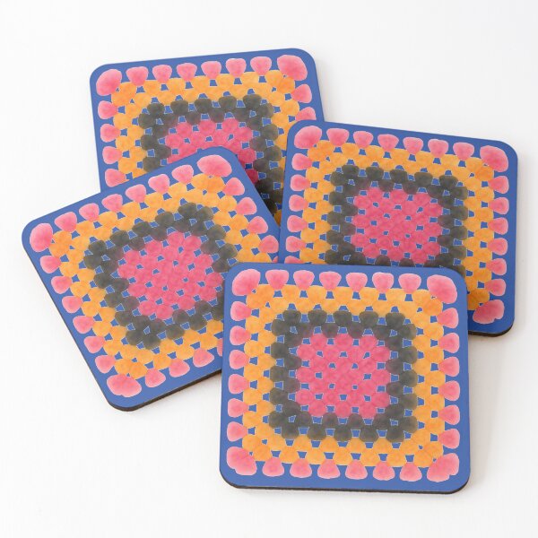 Item preview, Granny Square en acuarela designed and sold by GasconyPassion.