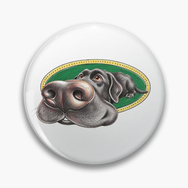 Item preview,  Cute black labrador fisheye cartoon  designed and sold by Captain-Jackson.