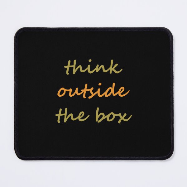 Item preview, think outside the box designed and sold by Spreading Smile.