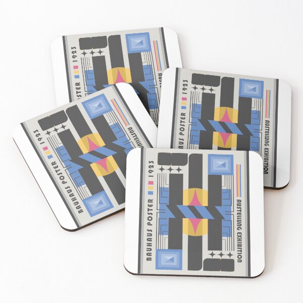 Item preview, classic geometric bauhaus vintage posterart designed and sold by Print_This_Out.