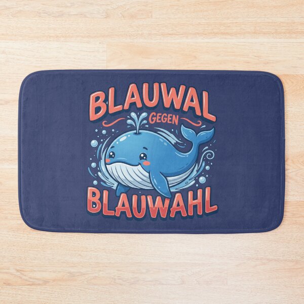 Aperçu de l'œuvre Baleine bleue contre baleine bleue créée et vendue par RAWWR.