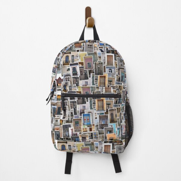 Item preview, **Doors of the World – Colorful Architectural Collage** designed and sold by onubi.