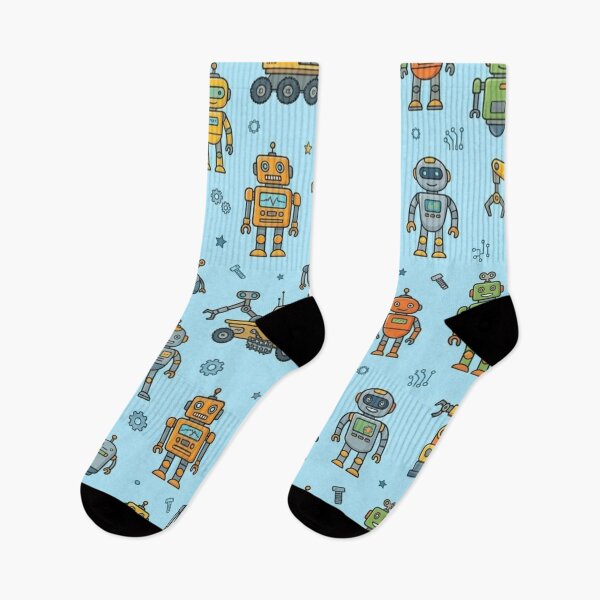 Item preview, Cute Retro Robot & Space Rover Seamless Pattern designed and sold by lungpleecha.