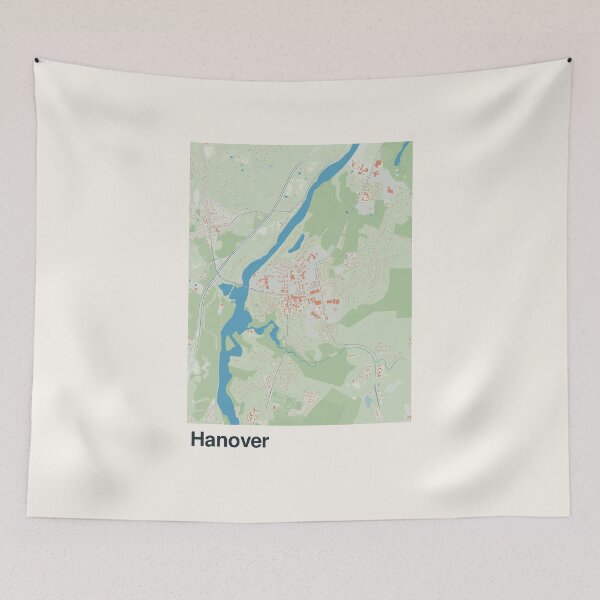 Item preview, Hanover Minimalistic Map Art designed and sold by MapsNerd.