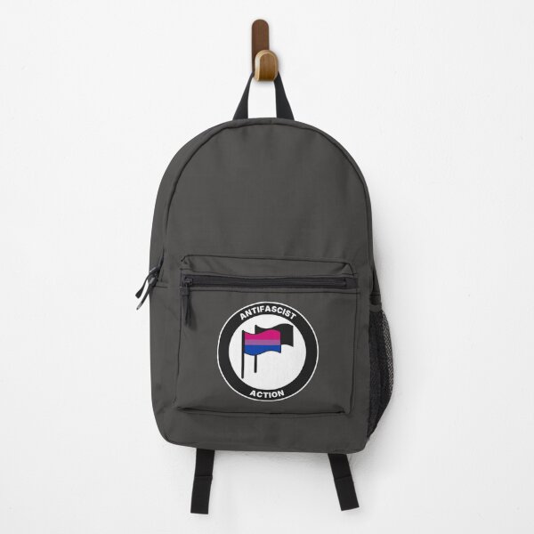 Item preview, Bisexual Flag Antifa - Bi Pride Antifascist Action Logo designed and sold by AntifaShop.