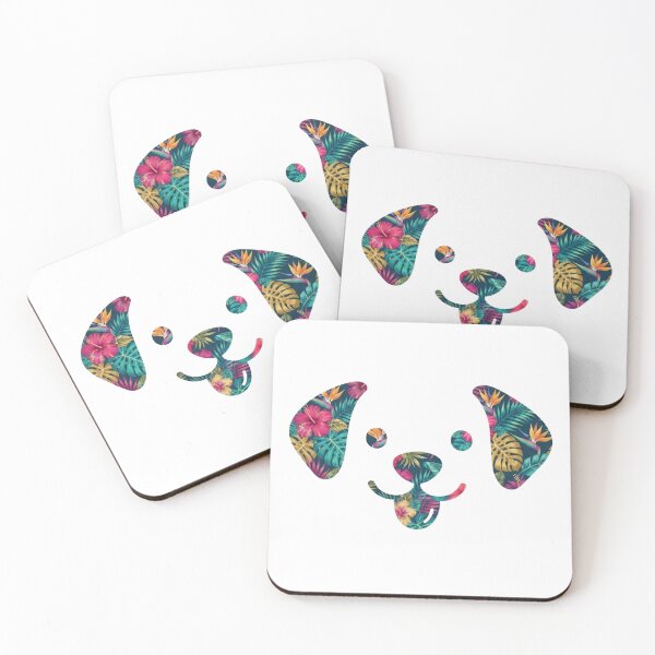 Item preview, Minimalist Dog Simplicity - Tropical Flowers and Jungle designed and sold by Goodthingstree.