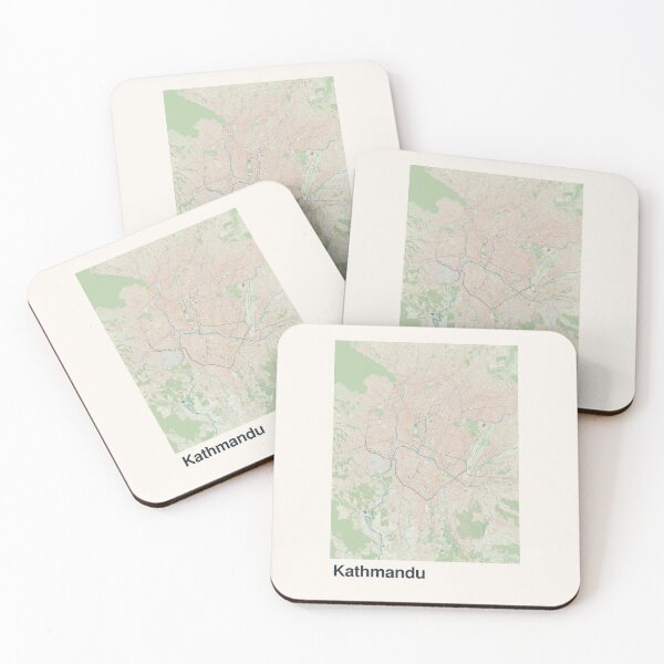 Item preview, Kathmandu Minimalistic Map Art designed and sold by MapsNerd.