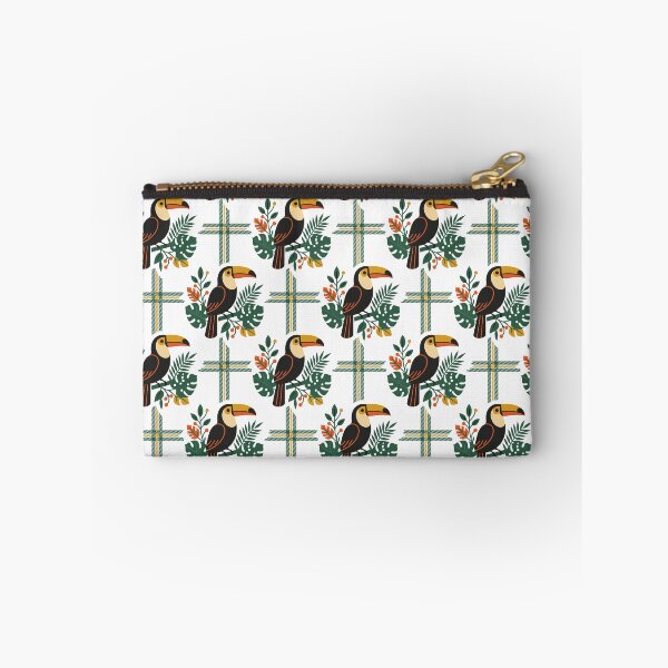 Item preview, Toucan Party Tropical Plaid designed and sold by Ederson D'Mind.