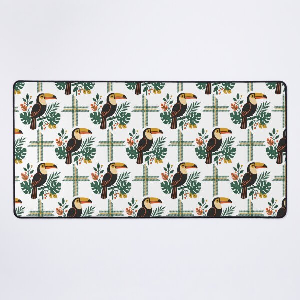 Item preview, Toucan Party Tropical Plaid designed and sold by Ederson D'Mind.
