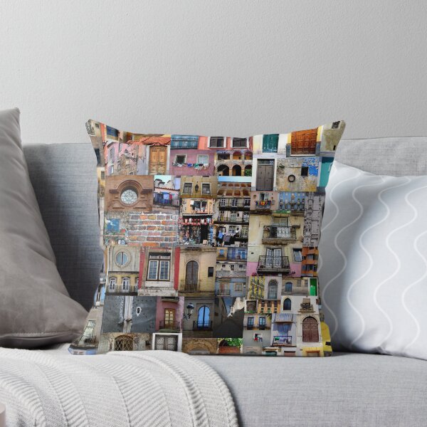 Item preview, Windows, Doors & Facades – Colorful Architecture Collage designed and sold by onubi.