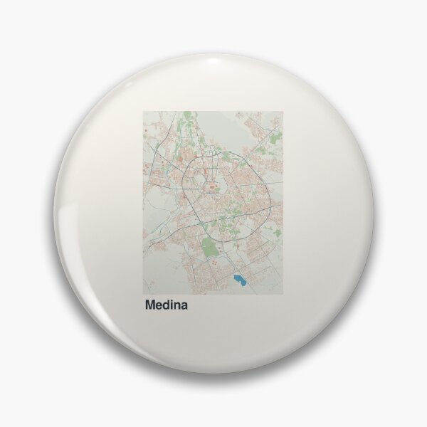 Item preview, Medina Minimalistic Map Art designed and sold by MapsNerd.