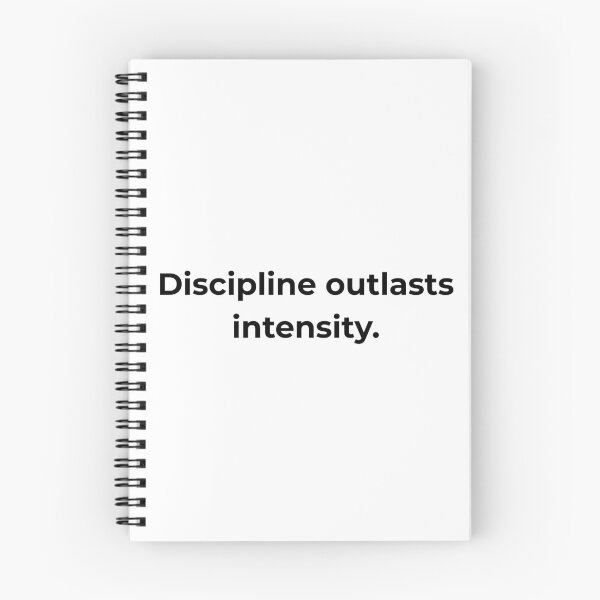 Item preview, Discipline outlasts intensity. designed and sold by MPSTUDIOPL.
