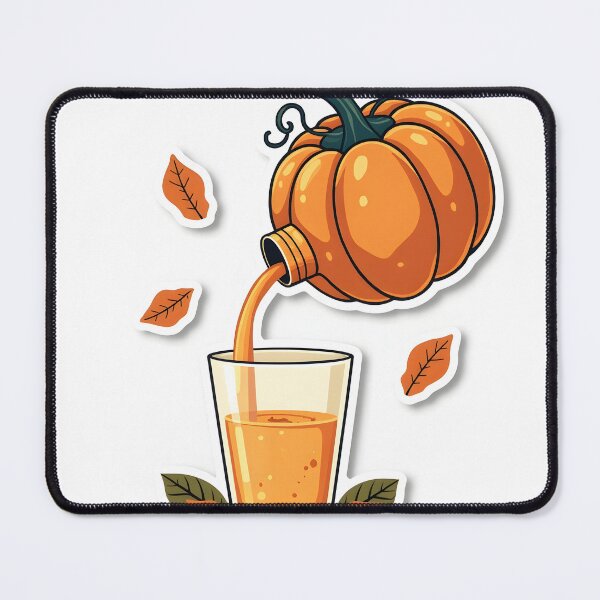 Item preview, Cozy Fall Pumpkin Water Pour Graphic designed and sold by MilaPrintify.