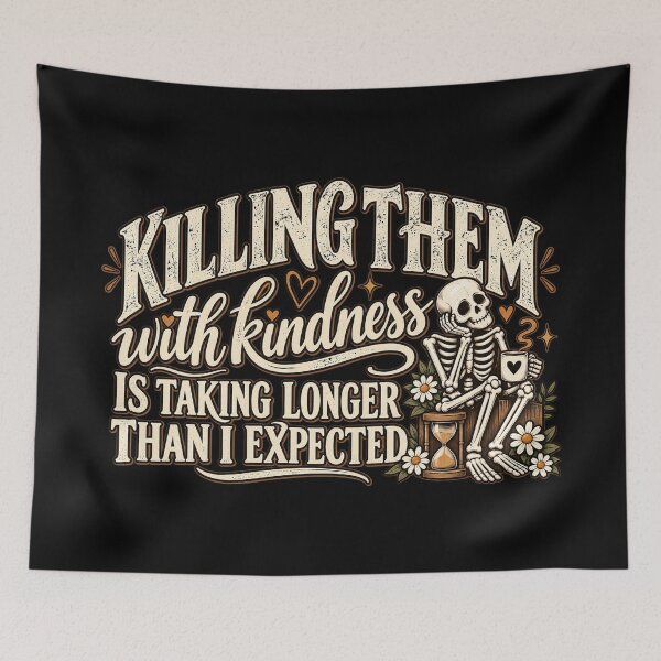 Item preview, Killing Them With Kindness Skeleton designed and sold by River Silva.