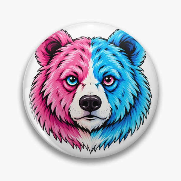 Item preview, Transgender Pride Bear Cute Pastel Pink Blue and White Aesthetic Flag Colors designed and sold by Morescitaf.