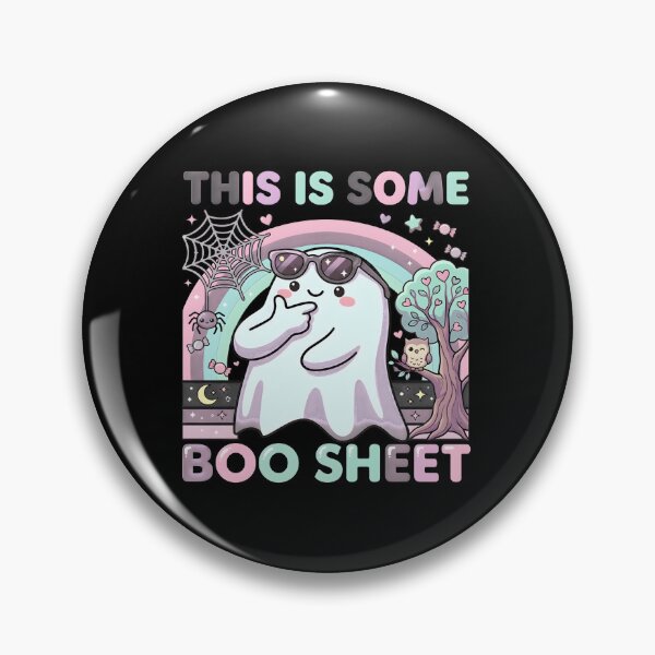 Item preview, Cute Ghost Boo Sheet Halloween Kawaii Art designed and sold by Dmo3HarkoArt.