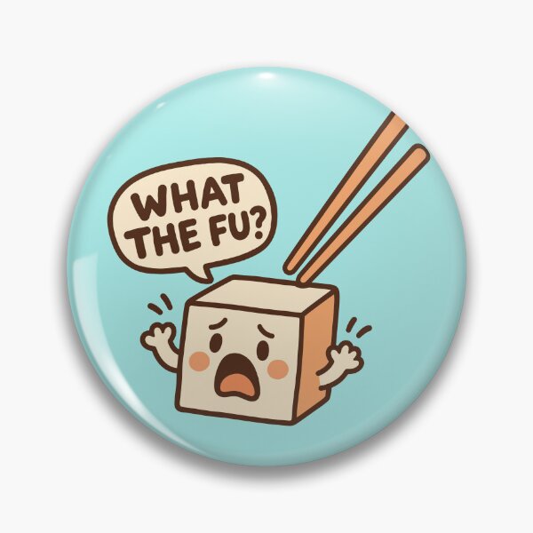 Item preview, What the Fu? Cute Tofu Design designed and sold by gogopachinko.