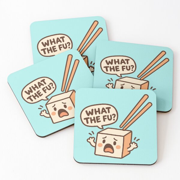 Item preview, What the Fu? Cute Tofu Design designed and sold by gogopachinko.