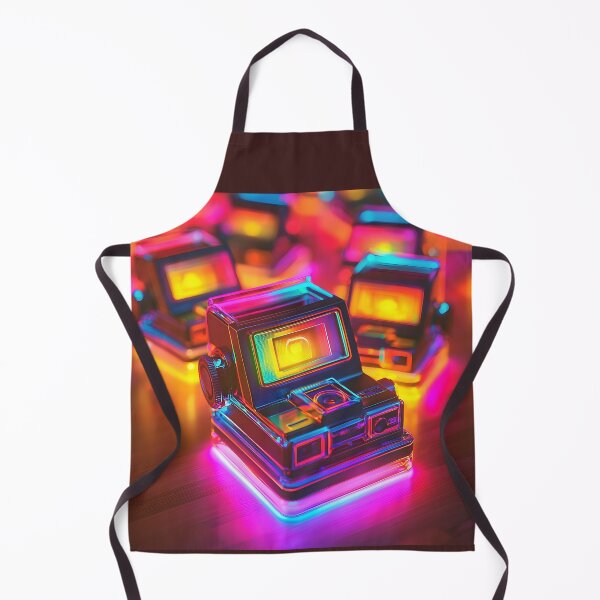 Item preview, Retro Polaroid Camera, 3d Render, Vibrant Multicolor Holographic designed and sold by Checho30.