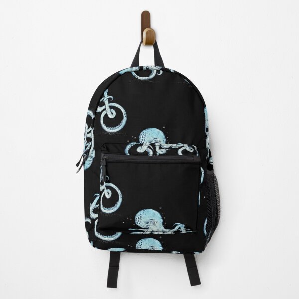Item preview, Nautical Octopus Riding Bicycle Lineart designed and sold by KeviVaughan.
