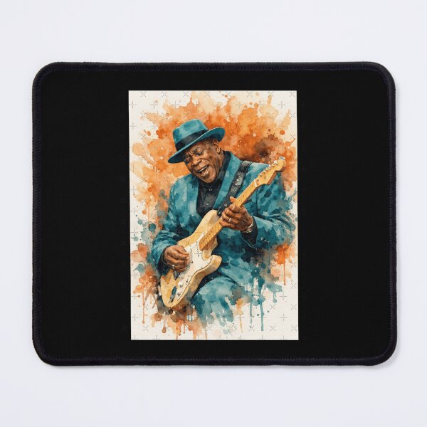 Item preview, Buddy Guy Watercolor Guitar Portrait Design designed and sold by Wend123.