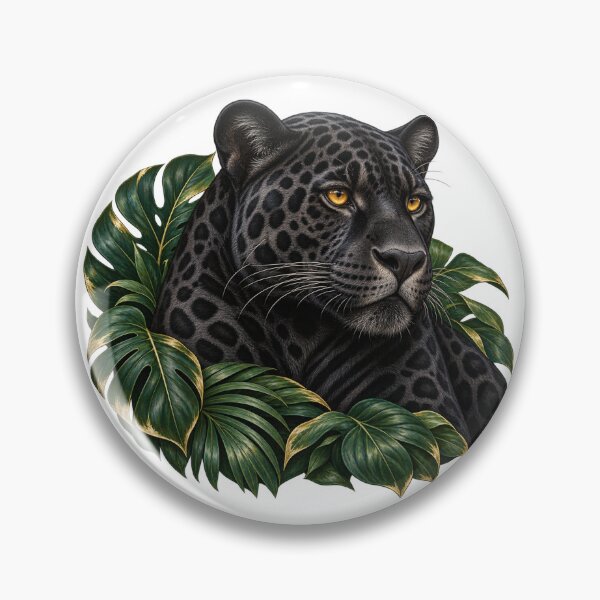 Item preview, Black Jaguar in the Rainforest designed and sold by Trends Art Creations .